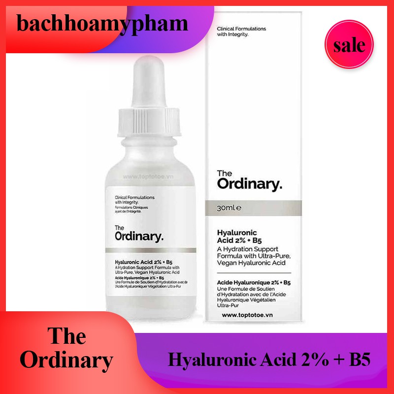 Serum Cấp Ẩm Cho Da The Ordinary Hyaluronic Acid 2% + B5