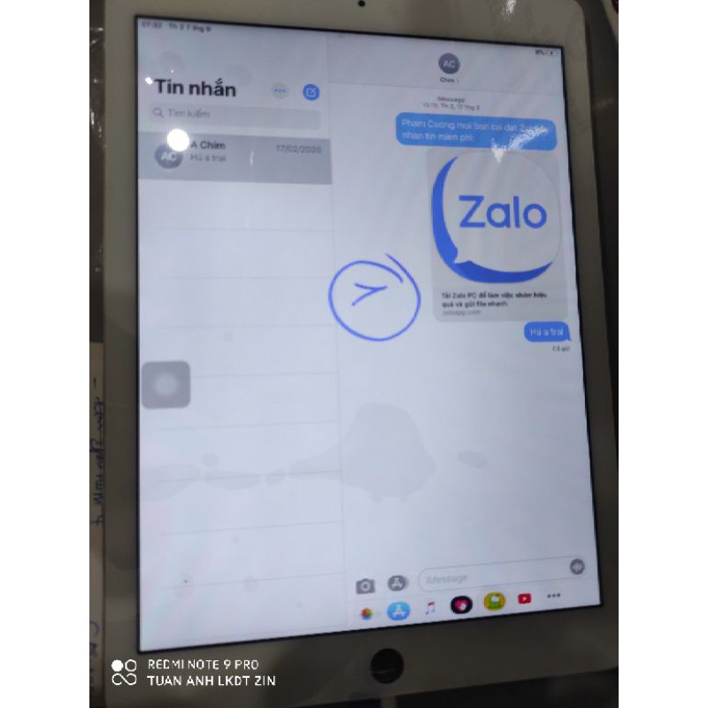 màn hình ipad air 2 (A1566,A1567) zin