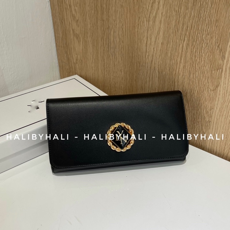 Ví Lyn dáng dài logo tròn