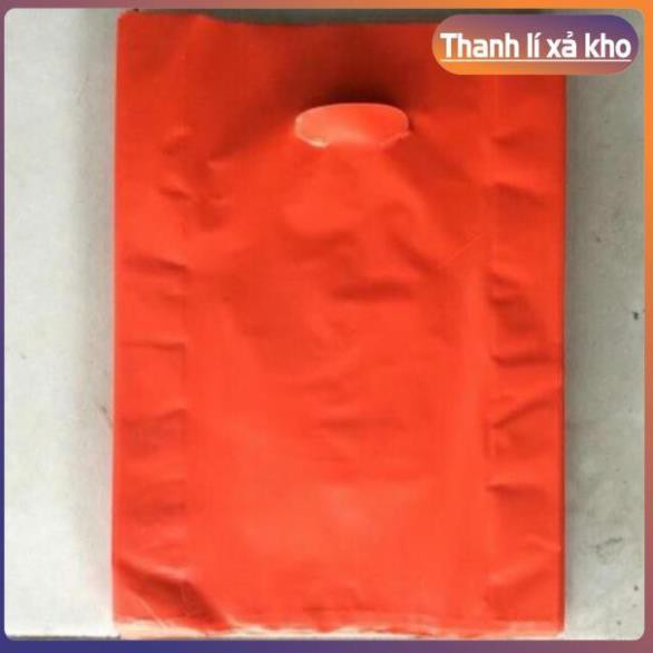 [1k] 1 chiếc túi đựng hàng đỏ size 17x28 chỉ