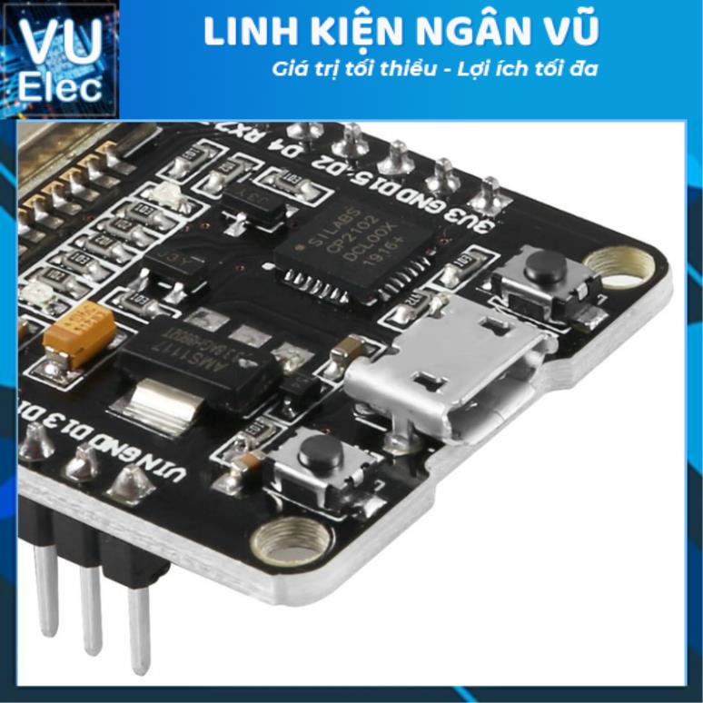 Kit thu phát wifi bluetooth ESP32 chip CP2102 chính hãng bảo hành 6 tháng  (kit thu phát IoT)