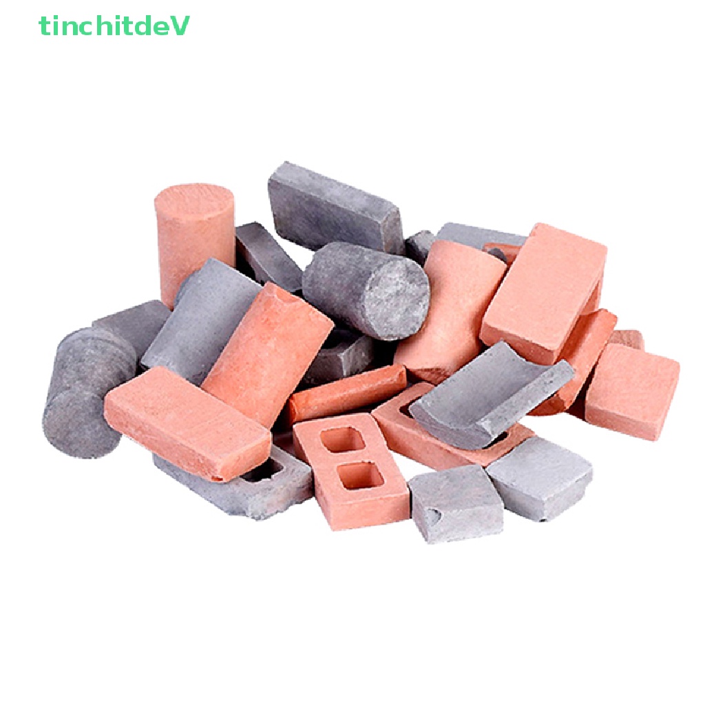1 Khuôn Silicone Tạo Hình Viên Gạch Mini Trang Trí Nhà Cửa DIY
