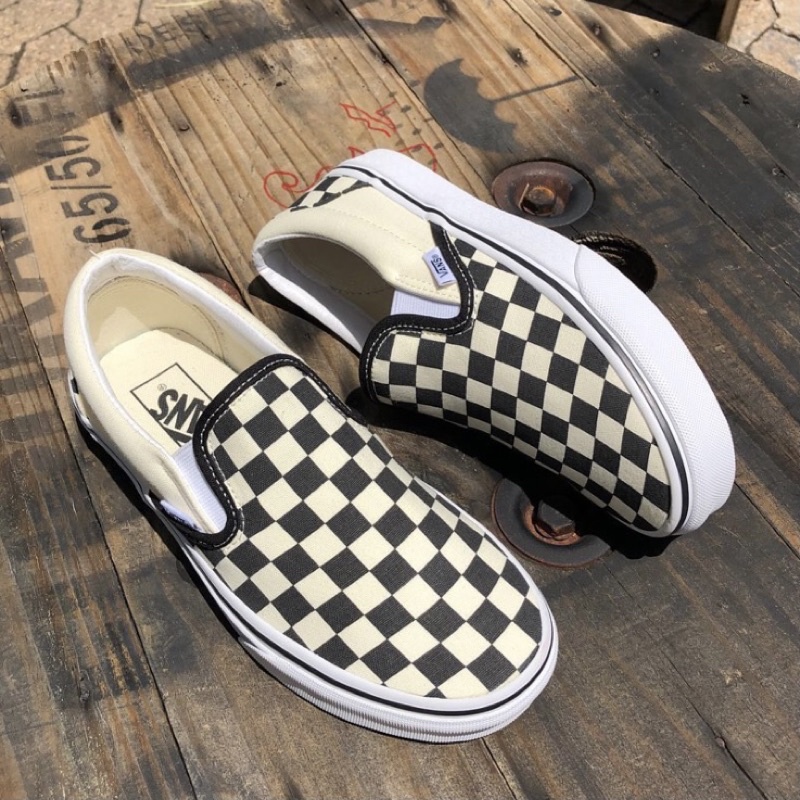 [Chính Hãng ] Giày Vans Slip on Checkerboard, thanh lịch