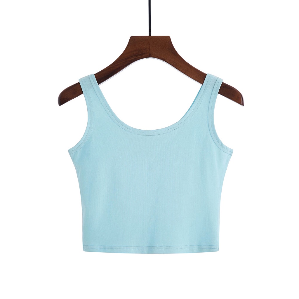 Áo ba lỗ, croptop nữ ôm body tank top vải cotton co giãn,mềm mại