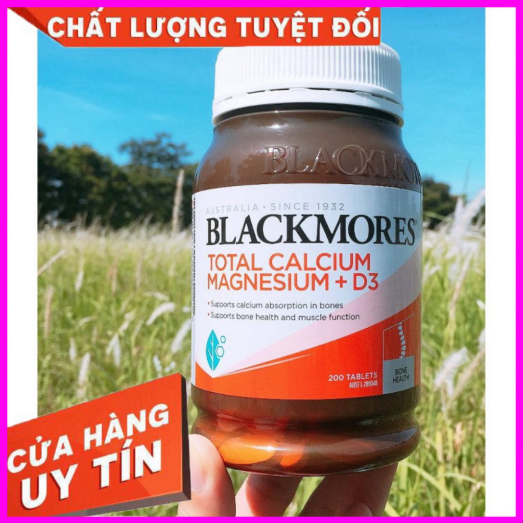 [100%  Hài Lòng] [Hàng Chính Hãng] Viên bổ sung Blackmore Total Calcium Magnesium D3