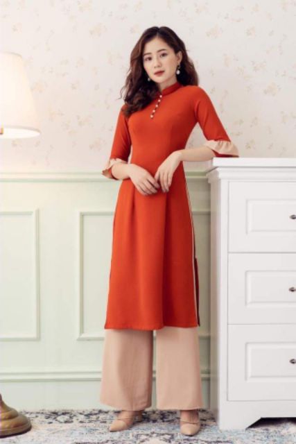 Áo dài dáng mới mix tay RA MẮT THÊM ÁO CHO BÉ