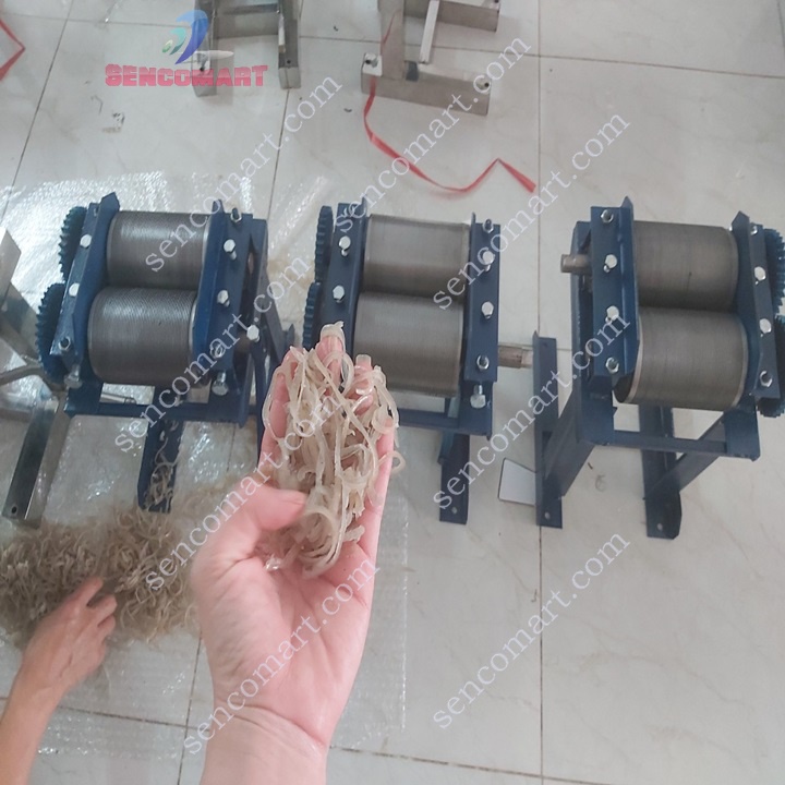Máy thái bì heo làm nem - Máy thái lá chanh siêu tốc