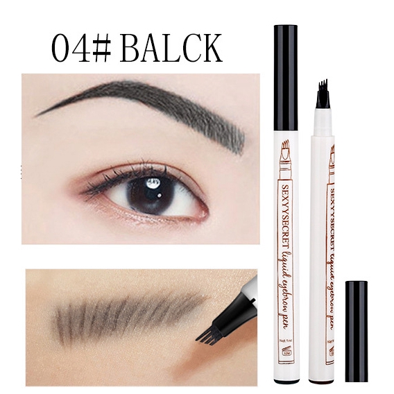 Bút kẻ mắt 4D sợi mảnh trang điểm chuyên nghiệp