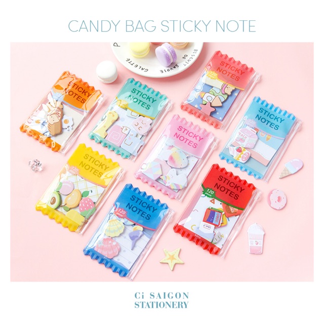 Giấy ghi chú túi kẹo - Candy bag sticky note