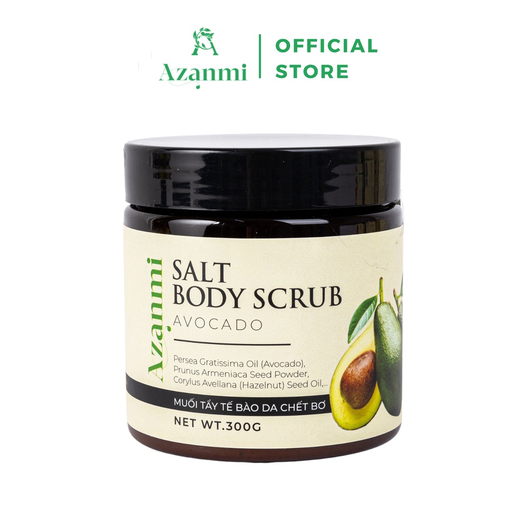 Tẩy tế bào chết cơ thể và mặt Bơ cho làn da mềm mại và rạng rỡ Cocoon AVOCADO BODY SCRUB Chính Hãng Azanmi