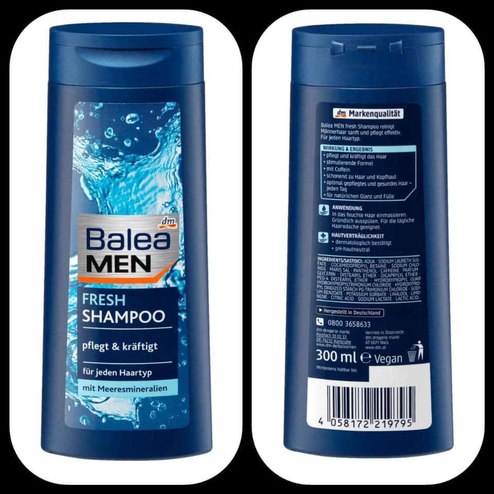 DẦU GỘI BALEA MEN