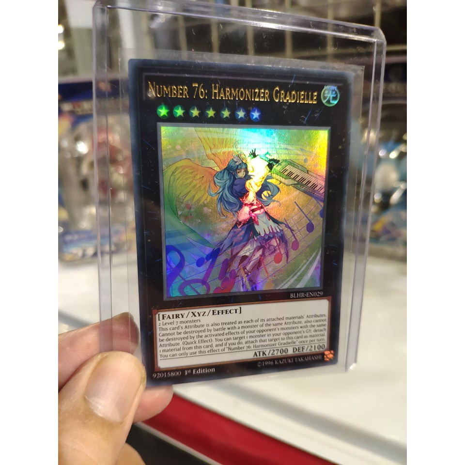Lá bài thẻ bài Yugioh Number 76 Harmonizer Gradielle – Ultra Rare - Tặng bọc bài nhựa bảo quản