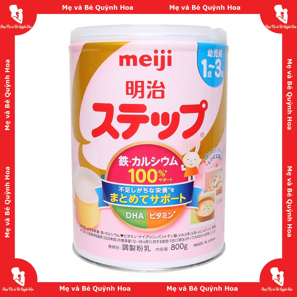 Sữa Meiji nội địa Nhật [CHÍNH HÃNG] / Sữa Meiji số 1-3, 800g - [CÓ TEM PHỤ TIẾNG VIỆT]