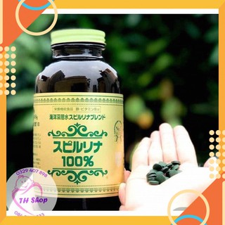 Viên Uống Tảo Xoắn Spirulina Nhật Bản 2200 Viên, Tảo Nhật [Date Xa]