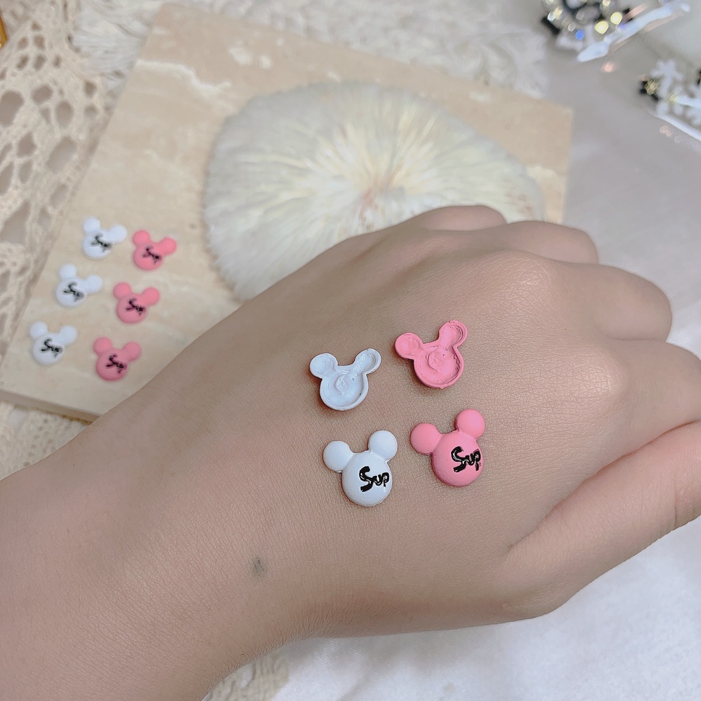 Charm nail mickey LADURA trang trí móng