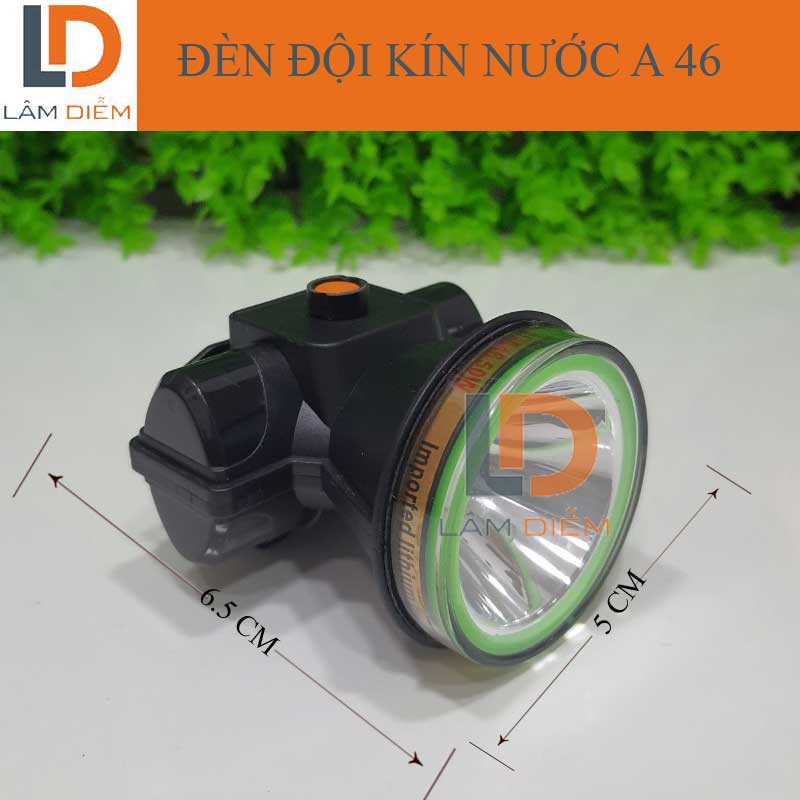 ĐÈN ĐỘI PIN SẠC KÍN NƯỚC A46