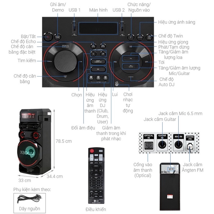 Loa Xboom karaoke RN7