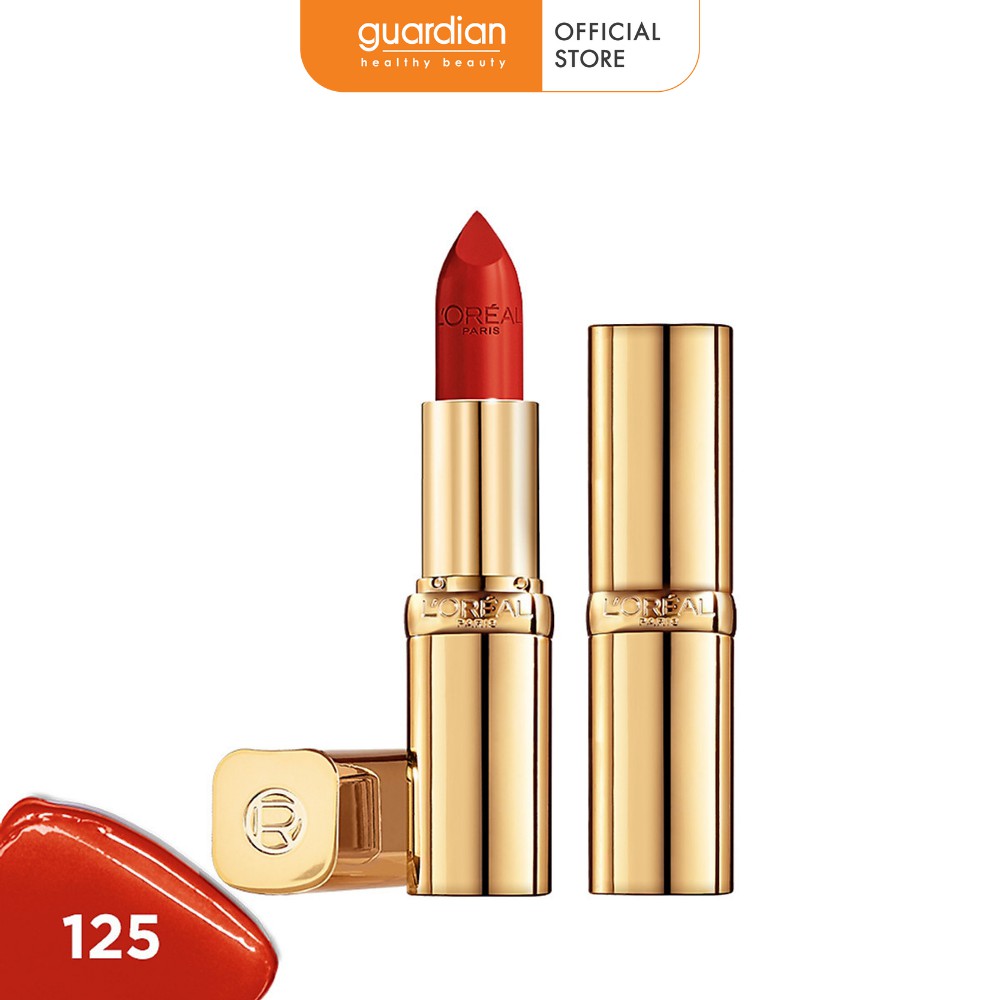 Son satin mịn mượt cao cấp L'Oreal Paris Color Riche Le Rouge 3.7g #125