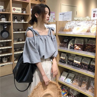 Áo trễ vai buộc dây