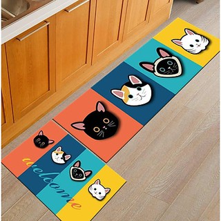 Thảm Đôi Nhà Bếp 3D Bền Đẹp ( Gồm 2 miếng 40*60 và 40 * 120)