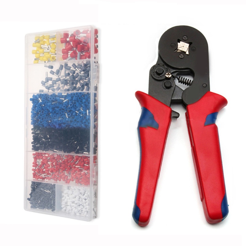 Set 1200 Đầu Nối Dây Kèm Kìm Uốn Dây Chuyên Dụng Cho Thợ Điện