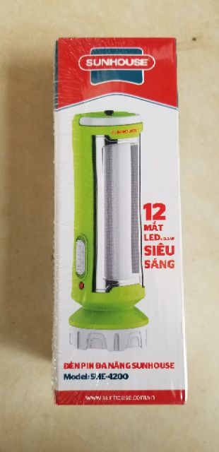 Đèn pin đa năng SUNHOUSE SHE-4300 và 4200