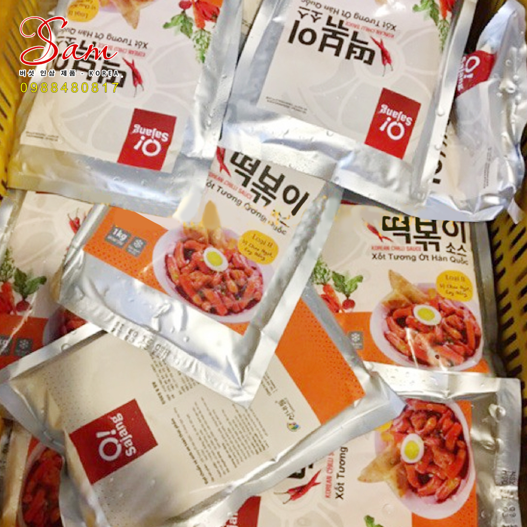 Mới!Sốt ớt sẵn Loại 1 gói nhỏ  200gr tiện lợi nấu tokbokki Hàn Quốc
