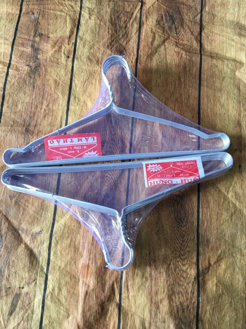 Set 10 móc treo quần áo người lớn (cỡ 40cm)