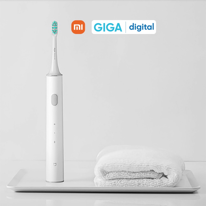 Bàn chải điện Xiaomi Mijia T300 Sonic - Bàn chải đánh răng pin sạc kháng nước IPX7 bảo vệ nướu