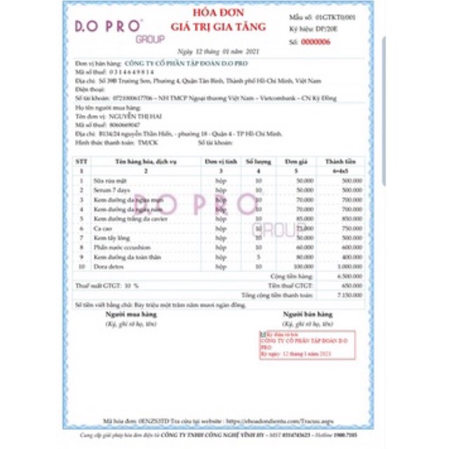 Viên uống DORA DETOX vip