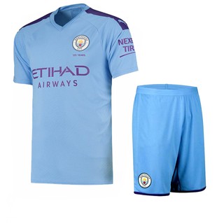Quần Áo bóng đá CLB MANCITY Sân nhà - Xanh biển - mùa giải mới 2020 - vải thun lạnh xịn - thấm hút mồ hôi
