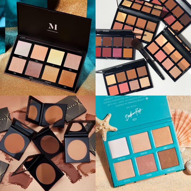MORPHE Tạo khối, brozer, highlight, blush