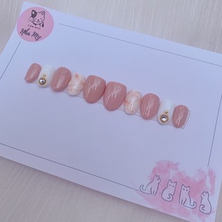 [Nail Box] móng úp thiết kế loang