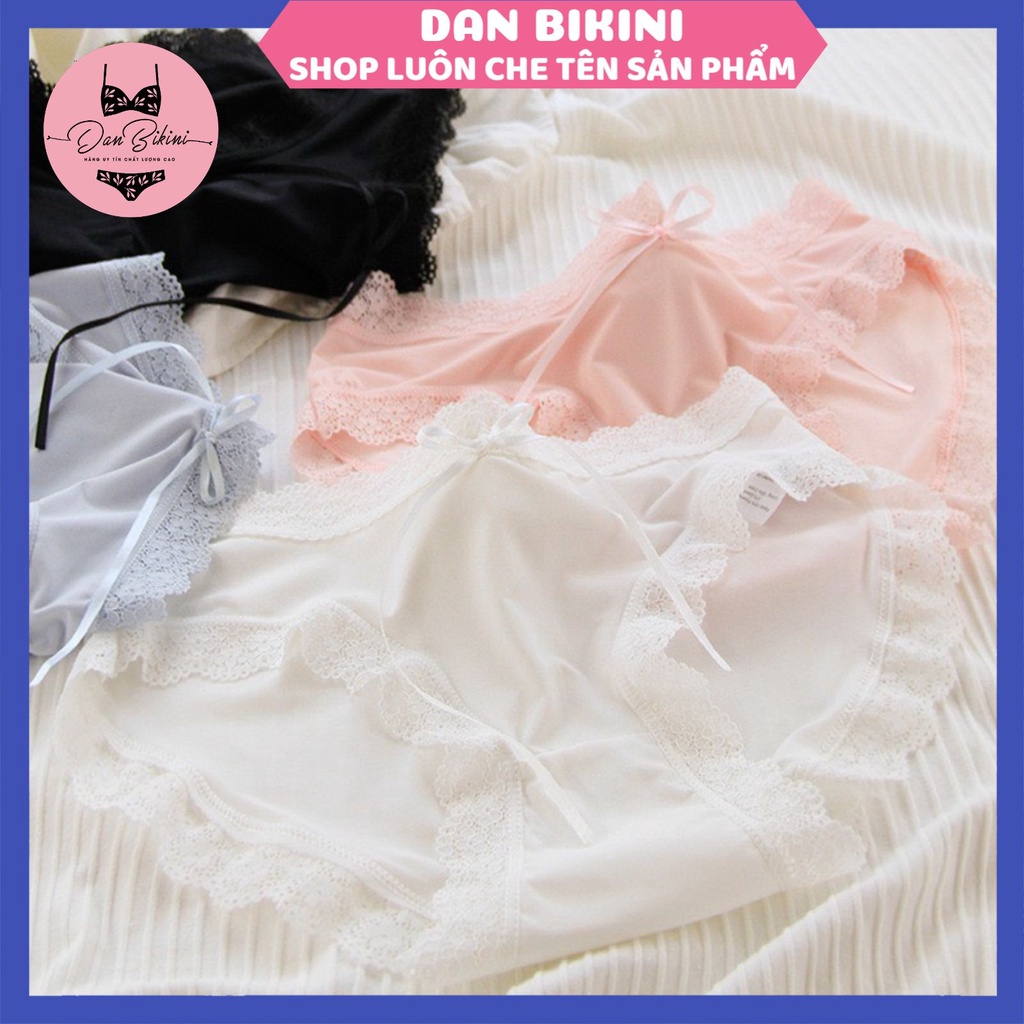 Quần Lót Ren Nữ Viền Ren Kháng Khuẩn Hoạ Tiết Viền Ren Sexy Điệu Đà Mã 0740