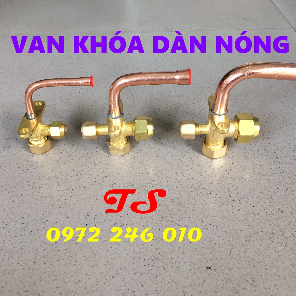 Van khóa dàn nóng điều hòa phi 6 -10 -12