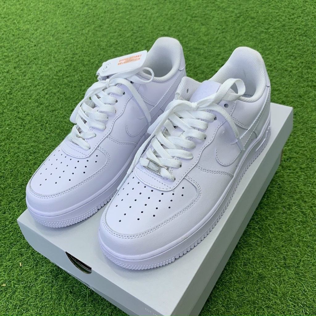 Giày 𝗔𝗙𝟭, Giày 𝗡𝗜𝗞𝗘_Air Force 1 All White THỂ THAO NAM NỮ MÀU TRẮNG WHITEE BASIC QUỐC