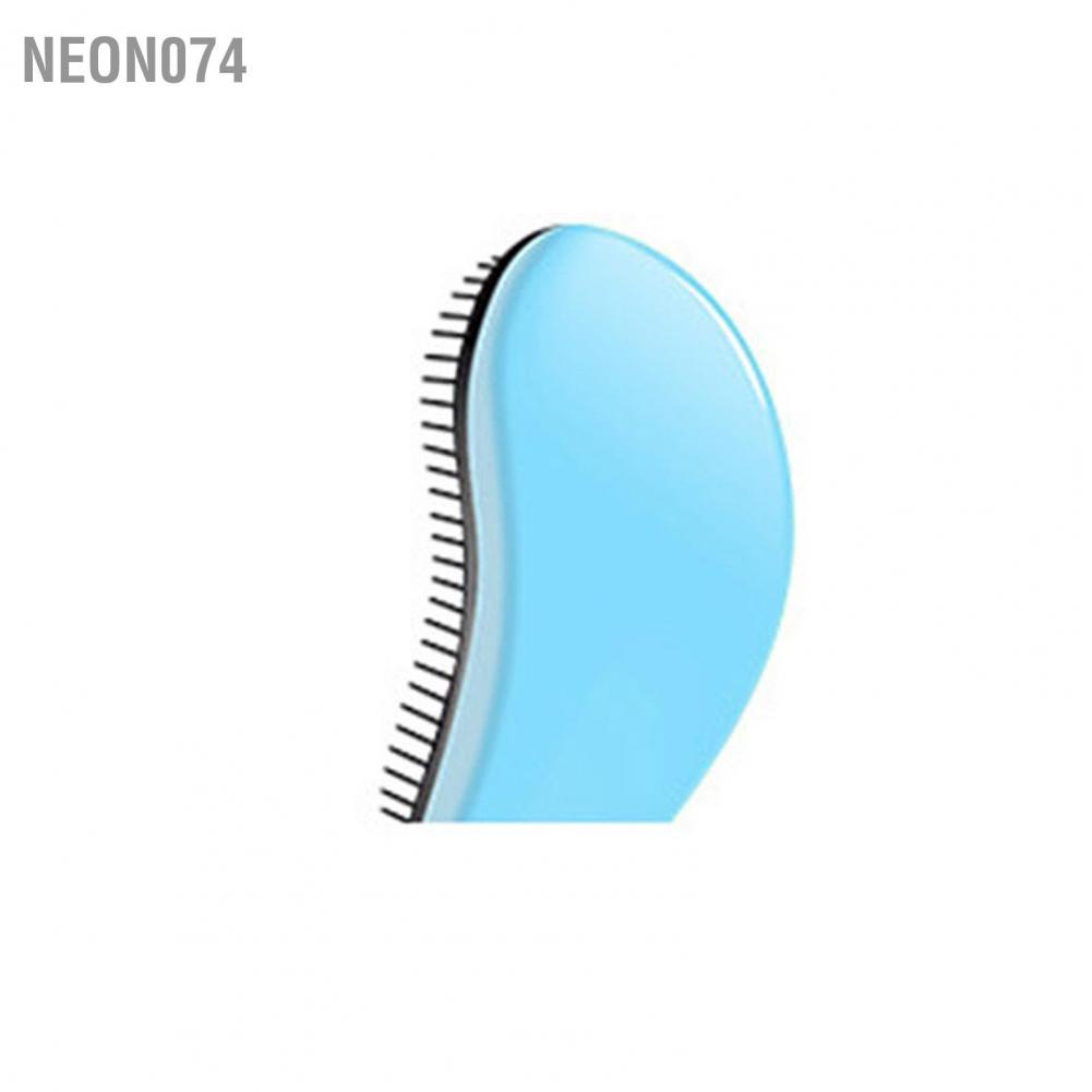 Neon074 Neon074 Phụ nữ cầm tay Detangling Hairbrush Massage Da đầu Dụng cụ tạo kiểu tóc cho người lớn Trẻ em Khô ướt Tóc xoăn dày Afro