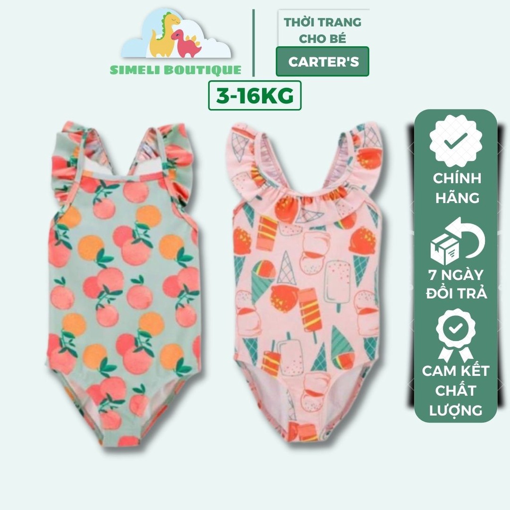 Bikini Đồ Bơi Hàng Hãng VNXK Cho Bé Gái 3-18kg (QATE031)