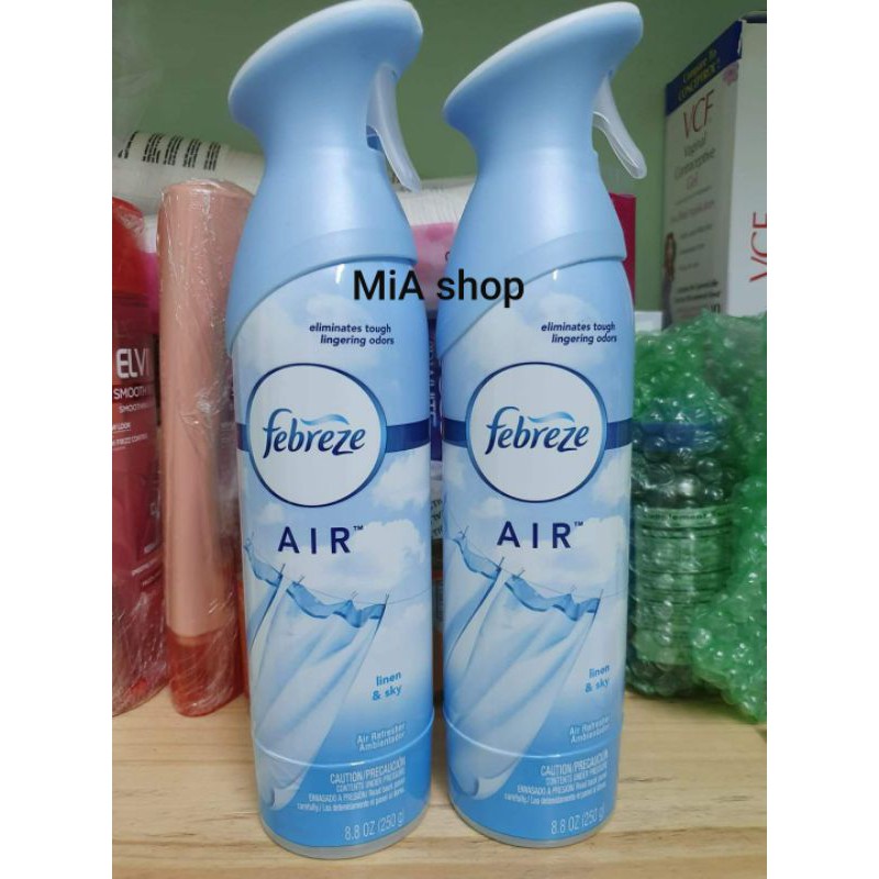 Xịt phòng khử mùi Mỹ Febreze Sky Air Freshener Spray 250g