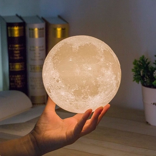 Đèn ngủ mặt trăng 3D để bàn dễ thương độc đáo