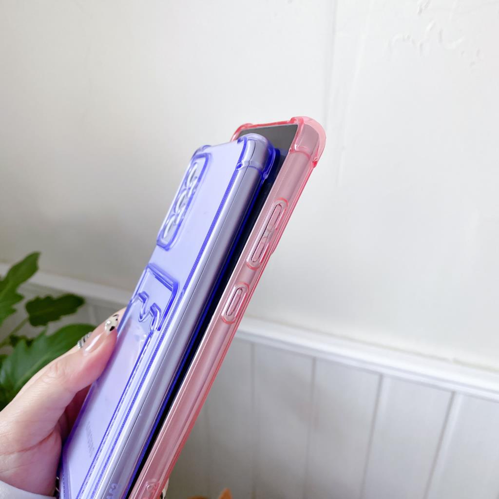 Ốp điện thoại trong có dây đeo cho Samsung Galaxy S21 FE Note 10 Plus 20 Ultra A12 A32 A52 A72 A10S A82 A22 4G A32 5G