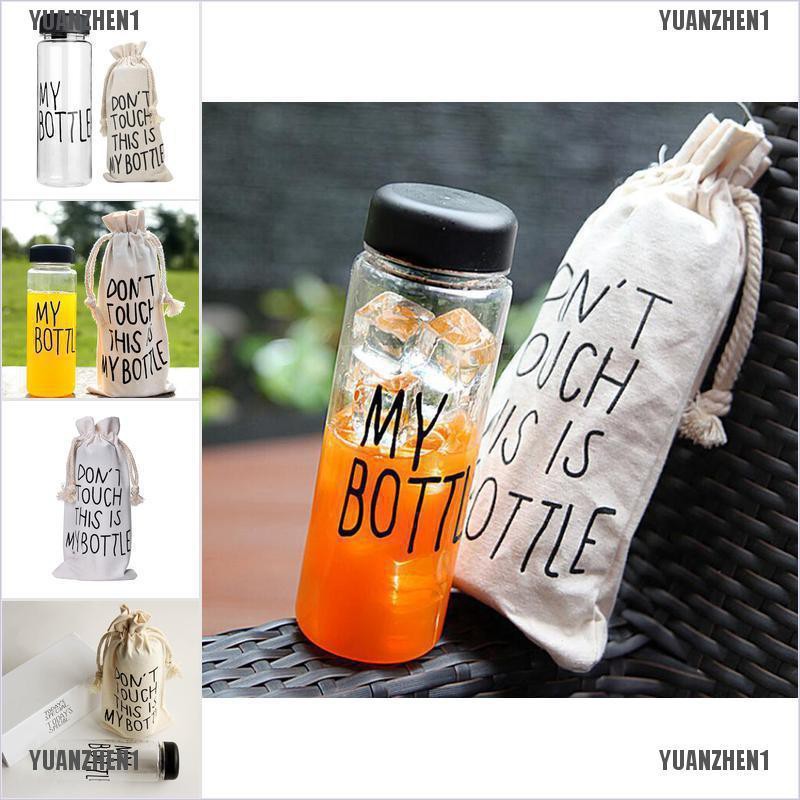 Bình Nước Trong Suốt My Bottle 500ML YUANZHEN1