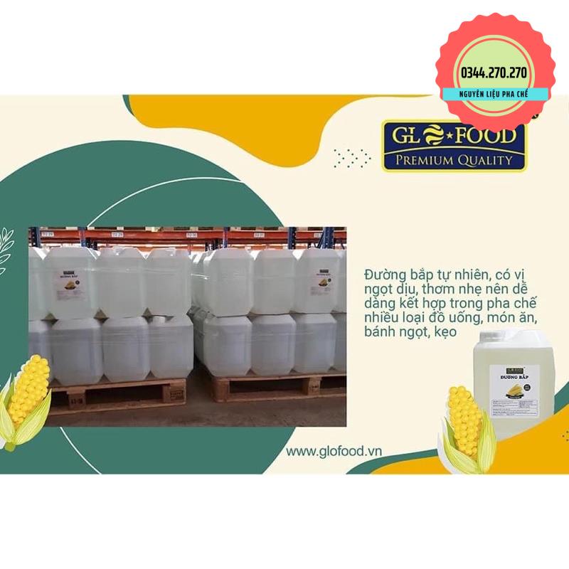 Đường nước dùng để pha chế Glofood - Can 25kg