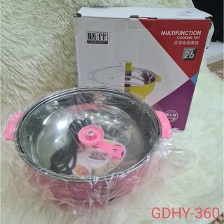 Nồi lẩu điện , nồi lẩu đa năng nắp kính size 28 cm