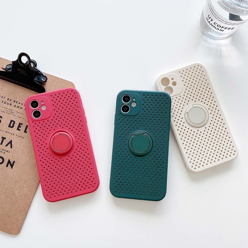Ốp Điện Thoại TPU Mềm Kèm Nhẫn Đỡ Cao Cấp Cho IPhone 13 12 Mini Pro Max