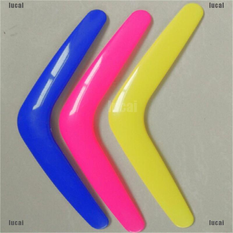 [lucai+cod]V Shaped Boomerang Toy Kids Throw Catch Outdoor Game Plastic Toy