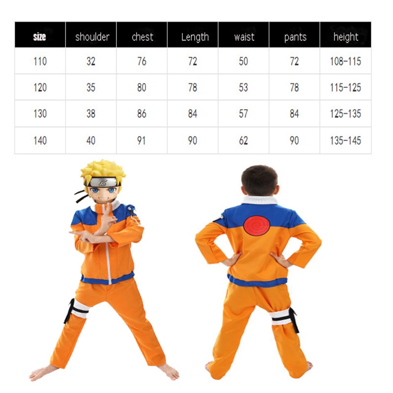 Trang Phục Hóa Trang Nhân Vật Hoạt Hình Naruto Thế Hệ 1 Dành Cho Bé Trai