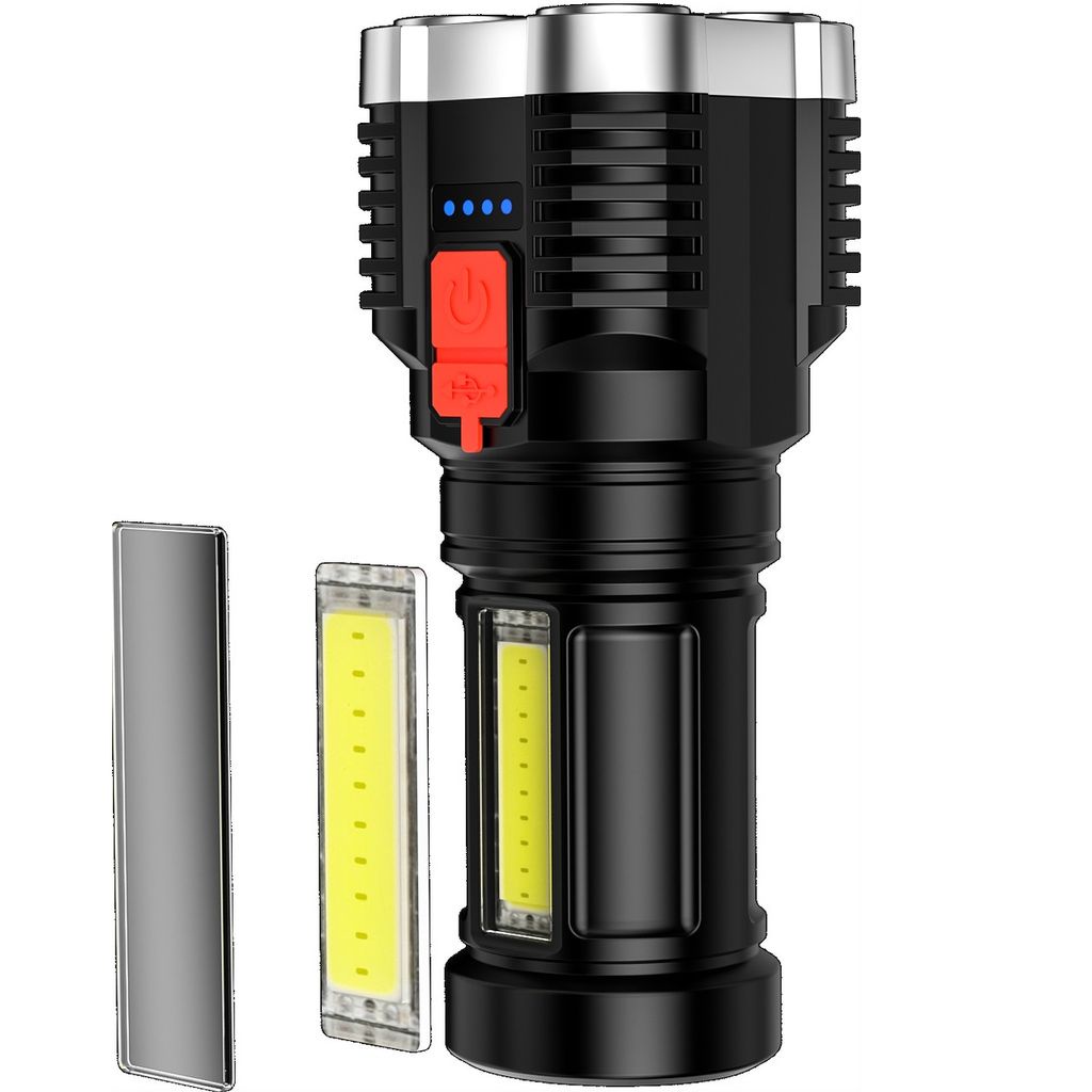 HOT Đèn Pin Siêu Sáng 5 Bóng Cầm Tay Chắc Chắn Chế Độ LOẠI SÁNG cao cấp