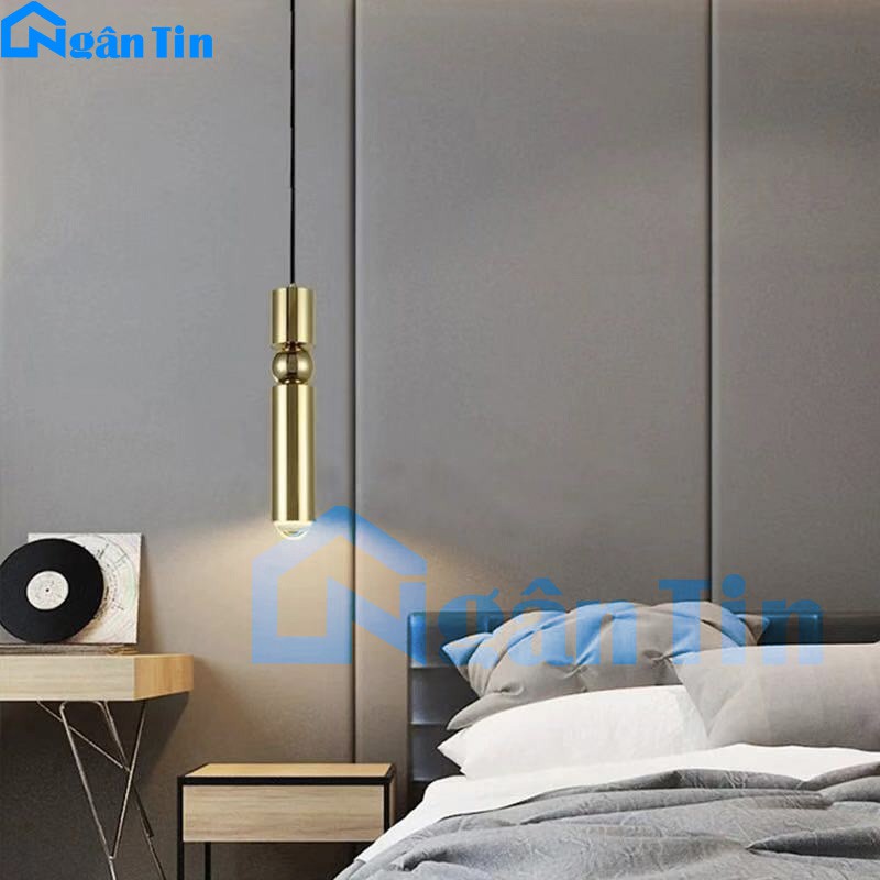 Đèn thả trần hình trụ trang trí phòng khách phòng ngủ Led 8W THCN125 Ngân Tin