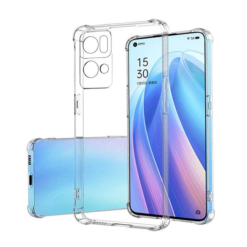 Ốp lưng trong suốt chống sốc Cho OPPO Reno 11 10 Pro+ 8T 8Z 8 7 6 5 4 Pro Plus 7Z 6Z 3 Reno8 Reno7 Reno6 Reno5 4G 5G 2023